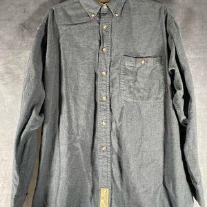 Vintage Timberland Weathergear Flannel Shirt Grey‎ Button Up Long Sleeve Siz L